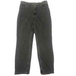 Abercrombie & Fitch Jeans Women’s Size  27/4 Black Denim  The Mom High Rise